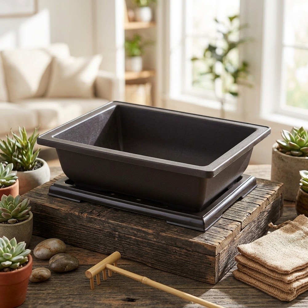 植木鉢収納受け皿、盆栽苗床、花、プランター、花瓶、バルコニー - Bonsai Garden Backyard のレビューと価格