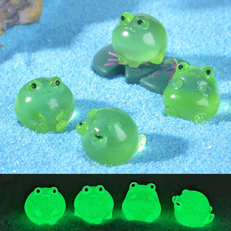 10/20/30 個発光グリーンカエルドールハウスミニチュア - Bonsai Garden Miniature のレビューと価格