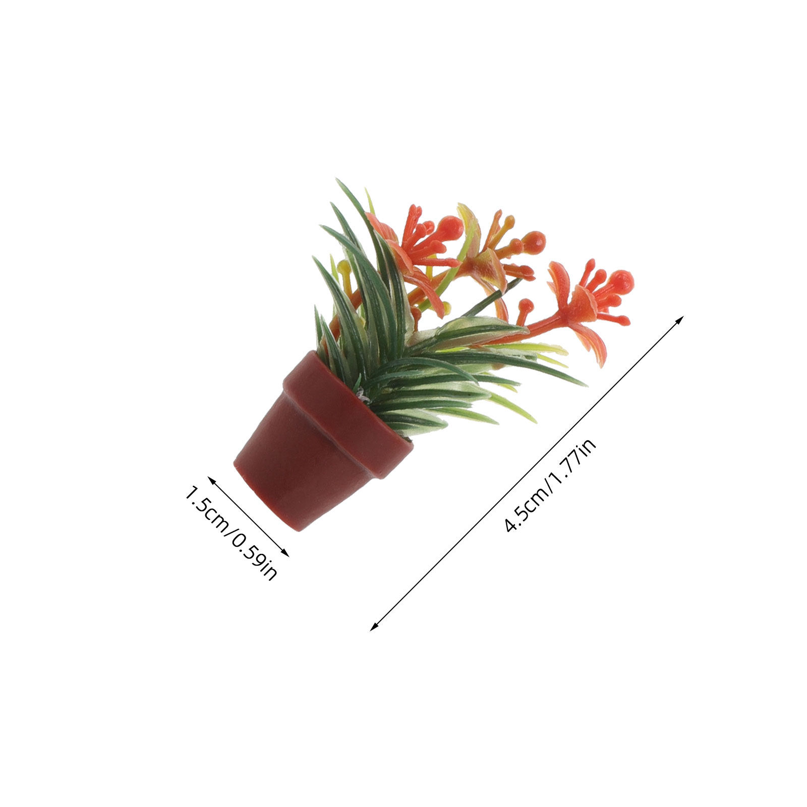 8個入りミニチュア人工鉢植え植物、リアルなミニ盆栽、景観用マ - Bonsai Garden Miniature のレビューと価格