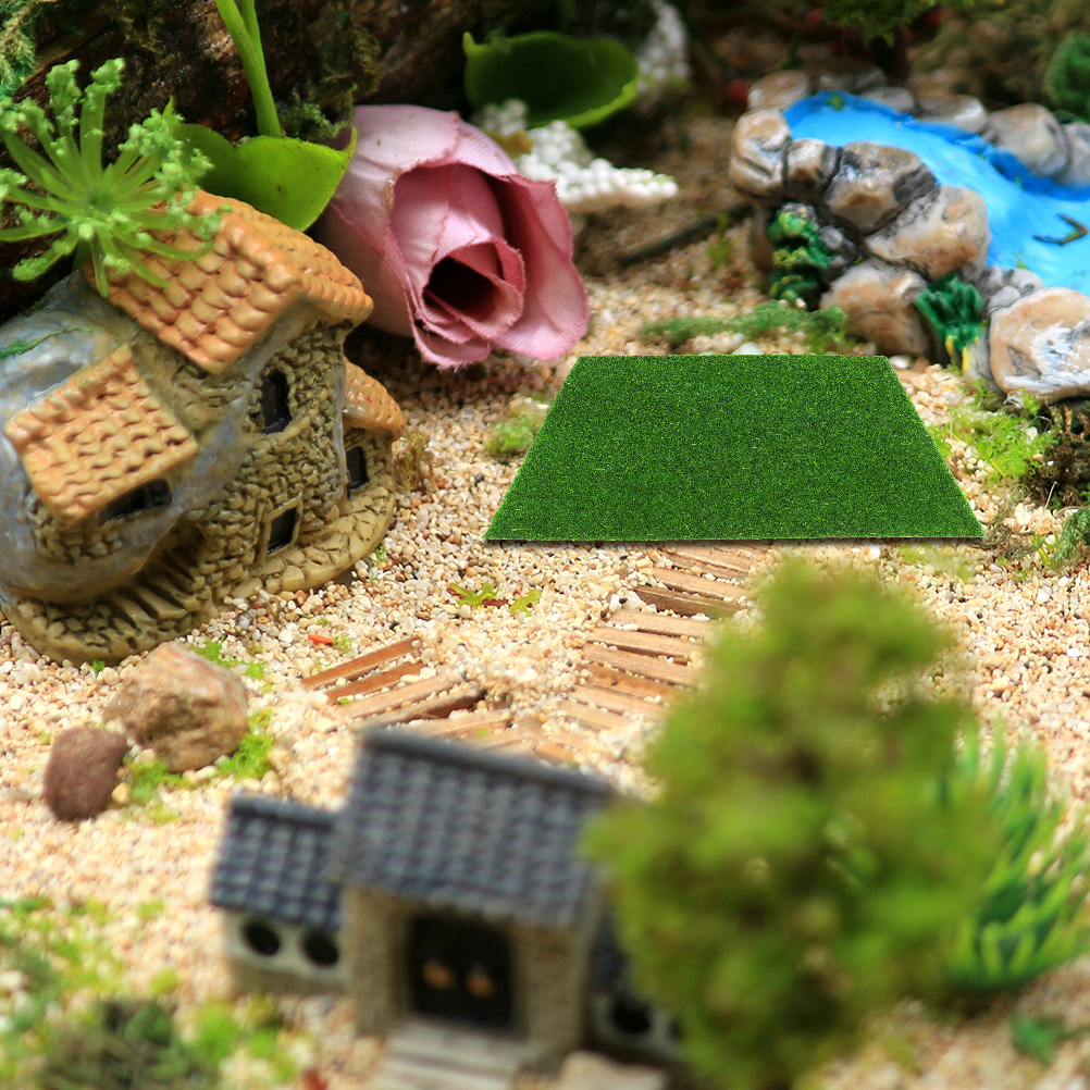 16枚入りリアルな人工苔シート、DIYクラフト用フェイクモス - Bonsai Garden Miniature のレビューと価格